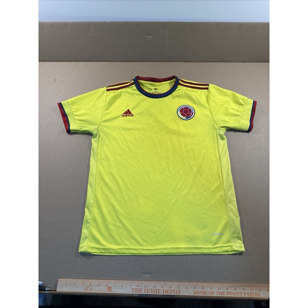 Colombia Jersey Mens Small Adidas National Team Home Yellow